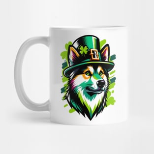 Swedish Vallhund's Lively St Patrick's Day Celebration Mug